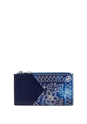 Louis Vuitton Pre-Owned 2020-2025 Monogram Bandana Coin card holder - Blue