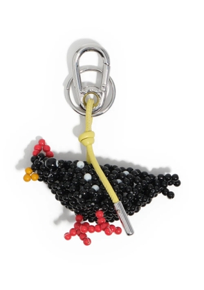 Bimba y Lola Hen beaded keyring - Black