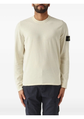 Stone Island logo-patch sweater - Neutrals