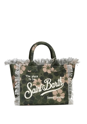 MC2 Saint Barth Colette hibiscus-print tote bag - Green
