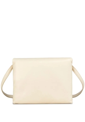 Marni Prisma leather clutch bag - Neutrals