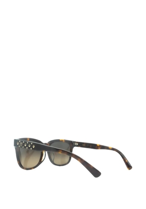 MCM studded square-frame sunglasses - Brown