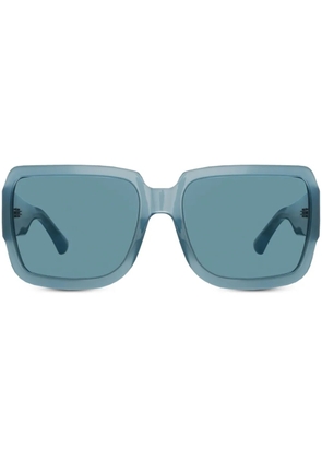 Linda Farrow x Dries Van Noten oversized-frame sunglasses - Blue
