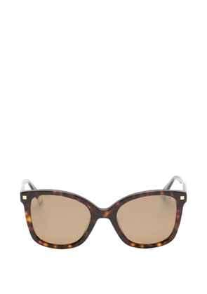 Polaroid tortoiseshell-effect cat-eye sunglasses - Brown