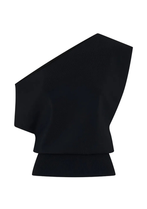 Christopher Esber assymetric-shoulder top - Black