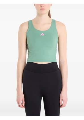 adidas 3-Stripes Studio All Me Light Support tank top - Green