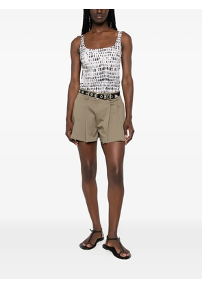 NINA 14.7 tailored shorts - Green