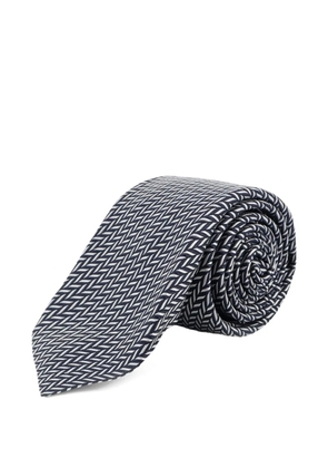 Kiton silk tie - Blue
