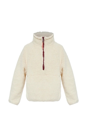 The Upside Harlow fleece quarter-zip pullover - Neutrals