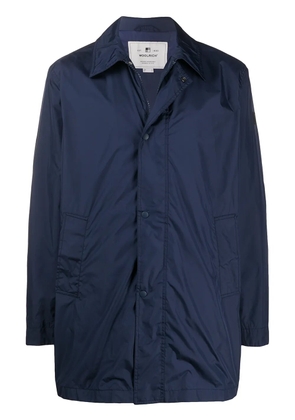 Woolrich concealed front coat - Blue