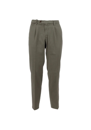Briglia 1949 pleated twill trousers - Green