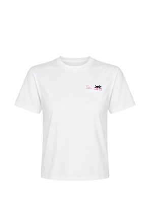 MC2 Saint Barth embroidered-logo T-shirt - White