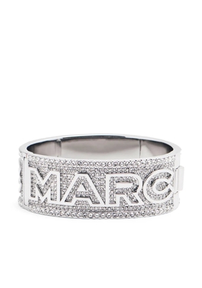 Marc Jacobs The Monogram Pavé cuff bracelet - Silver