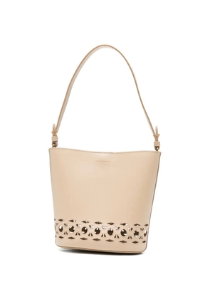 Coccinelle cut-out-detail tote bag - Neutrals