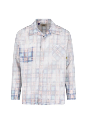 GALLERY DEPT. plaid-print long-sleeve shirt - White