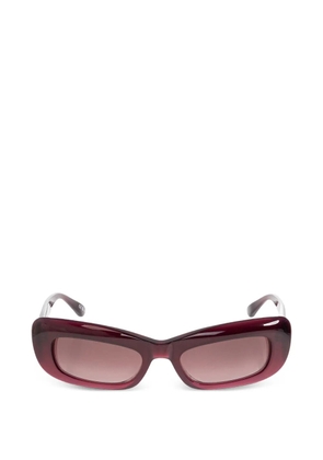 Balenciaga Eyewear Diva rectangle-frame sunglasses - Red