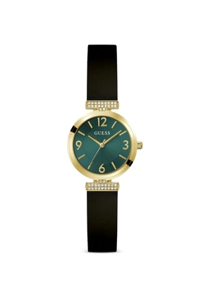 GUESS USA crystal-embellished 28mm watch - Green