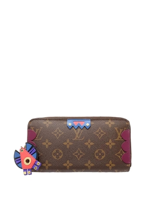 Louis Vuitton Pre-Owned 2015 Monogram Totem Zippy Wallet long wallets - Brown