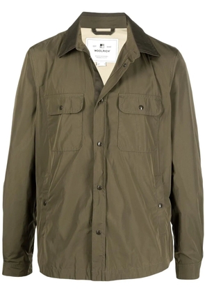 Woolrich lightweight cotton shirt jacket - Green