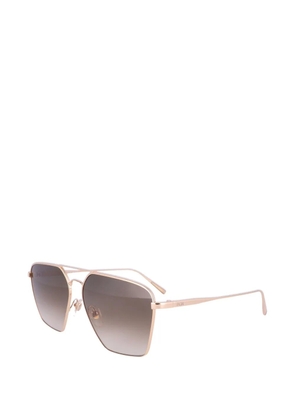 MCM double-bridge pilot-frame sunglasses - Gold