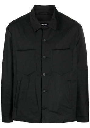 Neil Barrett patch-pockets padded shirt jacket - Black