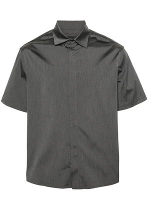 Neil Barrett short-sleeve cotton blend shirt - Grey