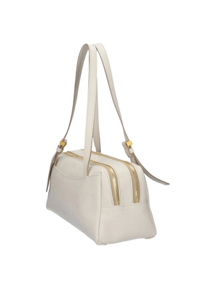 GIANNI CHIARINI grained leather clutch bag - Neutrals