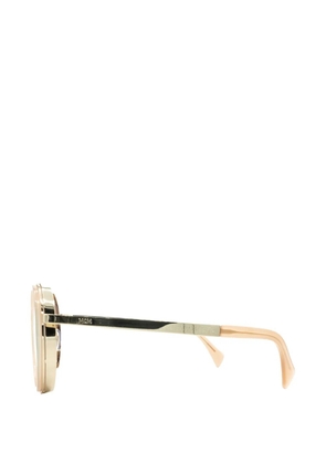MCM round-frame sunglasses - Gold