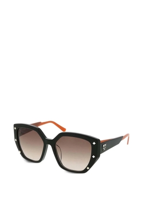 MCM geometric-frame sunglasses - Black