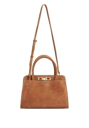 Fabiana Filippi suede tote bag - Brown