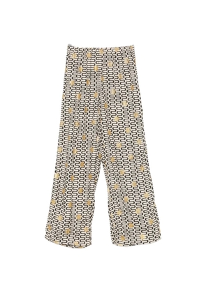 Sundress Symi geometric-pattern trousers - Neutrals