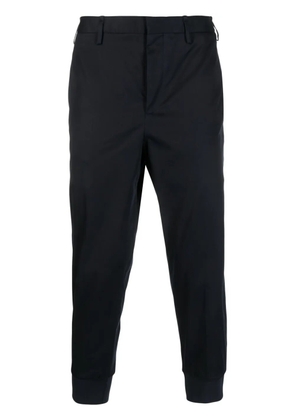 Neil Barrett cropped-leg chino trousers - Blue