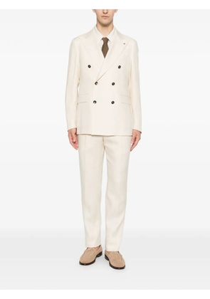 Tagliatore double-breasted peak-lapel suit - Neutrals