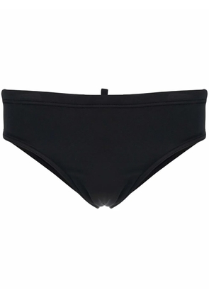 DSQUARED2 logo-print swimming briefs - Black
