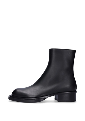 Alexander McQueen leather ankle boots - Black