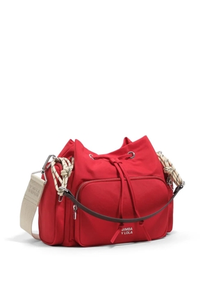 Bimba y Lola medium pocket bucket bag - Red