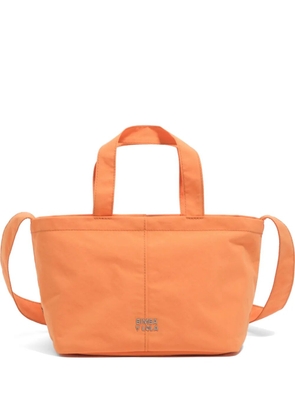 Bimba y Lola logo-plaque knot-detail crossbody-bag - Orange
