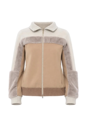 Herno Resort faux-fur insert jacket - Neutrals