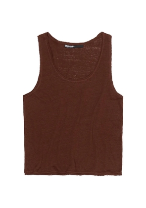 Bimba y Lola raw-cut top - Brown