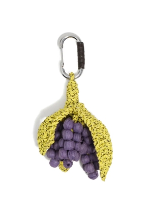 Bimba y Lola grape raffia keyring - Purple
