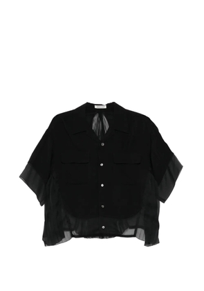 Undercover pleated shirt - Black