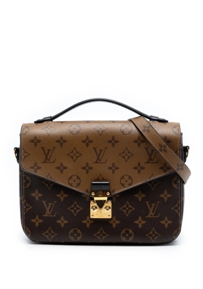 Louis Vuitton Pre-Owned 2019 Monogram Reverse Pochette Metis satchel - Brown