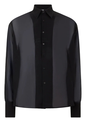 GCDS georgette shirt - Black