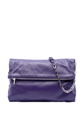 Prada Pre-Owned 2010-2026 Soft Calf Fold Over shoulder bag - Purple