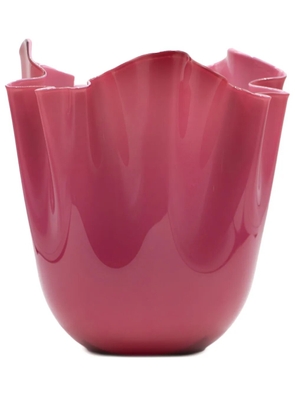Venini asymmetric glass vase - Pink