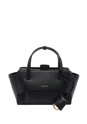 HIDESINS small logo-print flap tote bag - Black