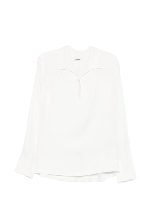SANDRO wing-collar shirt - White
