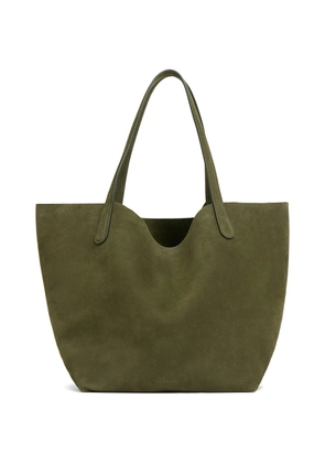 Mansur Gavriel Everyday soft nubuck-leather tote bag - Green