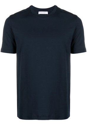Cruciani crew-neck fitted T-shirt - Blue