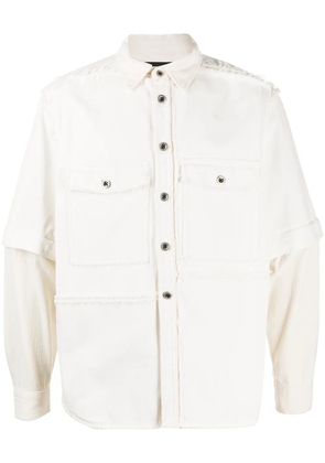 Diesel denim oversized jacket - White